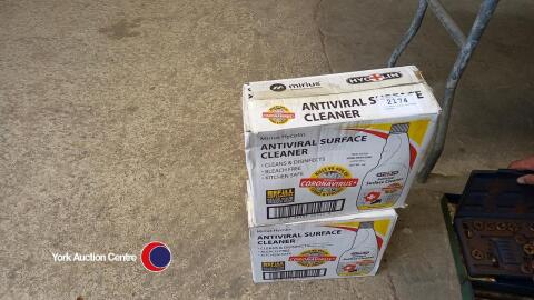 2 x anti-viral surface cleaner