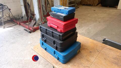 7 x boxes of workshop tools
