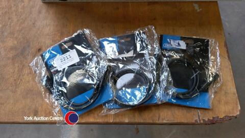 3 x draper flexible head working lights, new