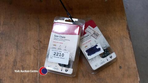2 x chainsaw chains, new