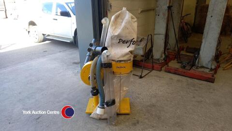 Record Dust Extractor, model CCDE and associated trunking and hoses