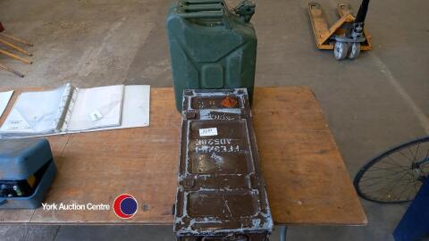 Ammunition box and Jerry can