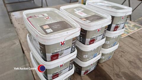 Quantity of floor paint