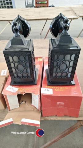 2 x outside lights