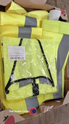 Various high vi waistcoats/vests