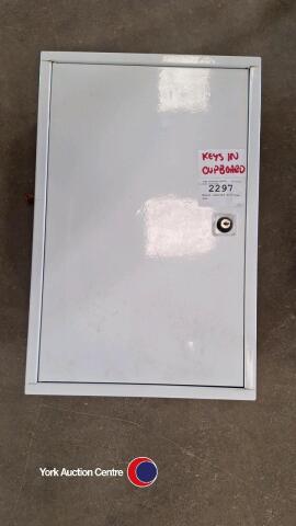Metal cabinet with key, new