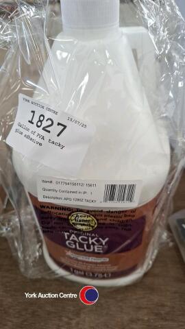 Gallon of PVA tacky glue adhesive