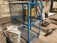 Wheeled mesh crate - 2