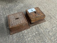 2 x drain covers