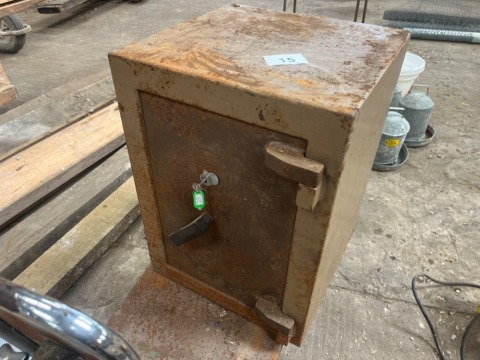 Safe with key