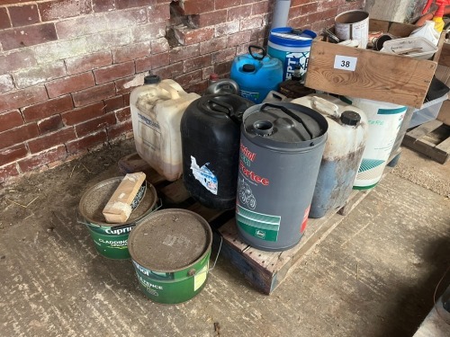Grease, oil etc