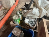 Pallet of miscellaneous inc paint, drill bits etc - 6