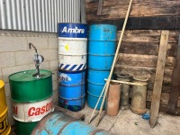 Quantity of oil drums - 3