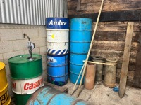 Quantity of oil drums - 4