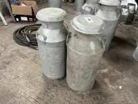 2 x milk churns