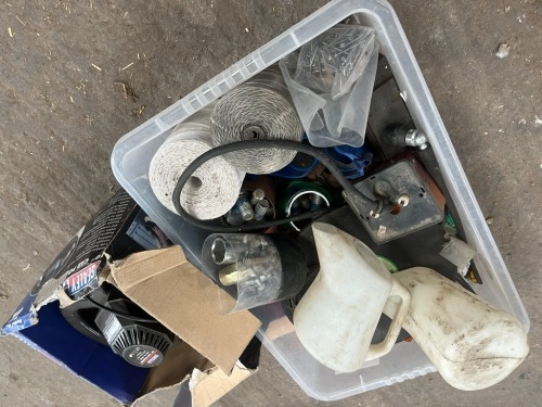 Miscellaneous inc car polisher, wire etc