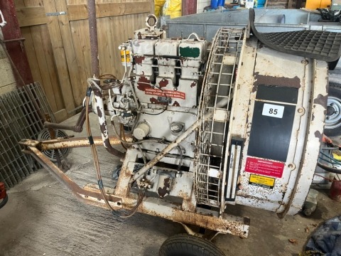 Fan with Lister diesel engine