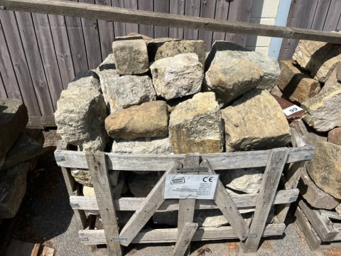 2 x pallets/crates of stone