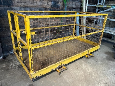 6ft Man basket, tine slides
