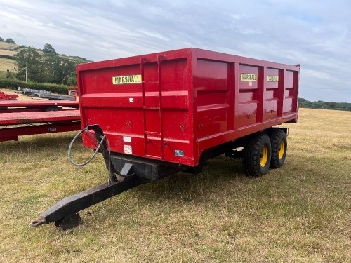 Marshall 8.5T grain trailer,1990