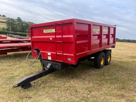 Marshall 8.5T grain trailer,1990