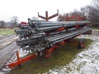 Irrigation trailer c/w pipes
