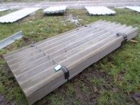 21 unused 9ft fibre cement Big 6 roof sheets