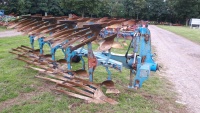 Lemken 5F reversible plough, slatted boards