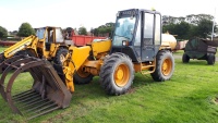 JCB 525/67 telehandler c/w fork and grab, G806 KWR