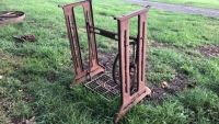 Cast Singer sewing machine stand/table